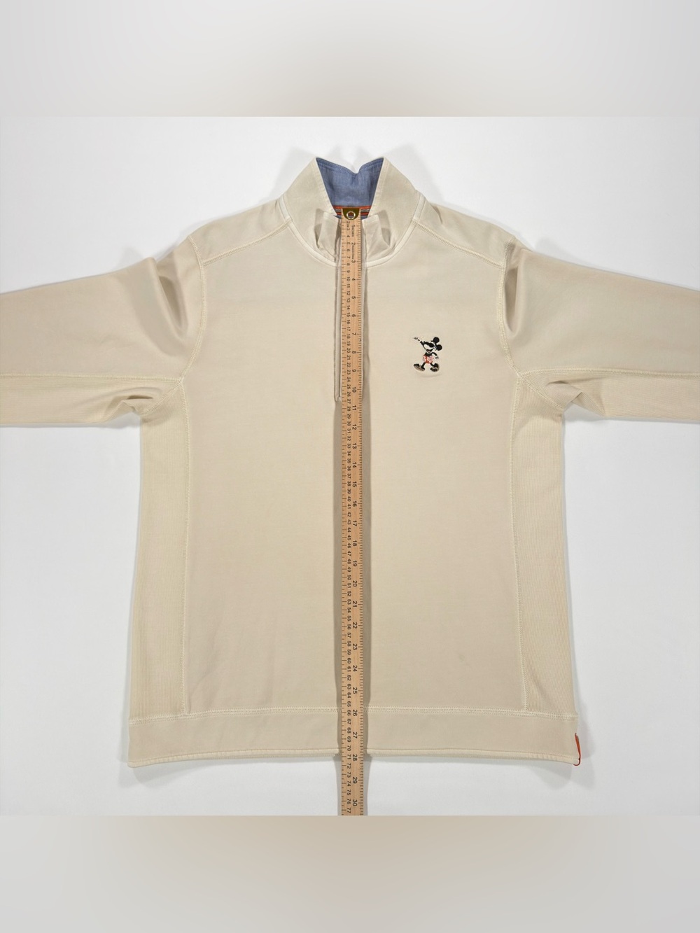 Tommy Bahama Disney Mickey Mouse Medium NWT Men's Quarter Zip Pullover Sweater - Picture 12 of 12